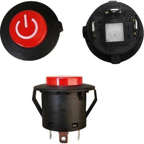 Lot de 2 boutons-poussoirs de rechange pour voiture électrique enfant Trax (roues électriques), compatible avec Jeep SUV et Trax Tru. (1/5)