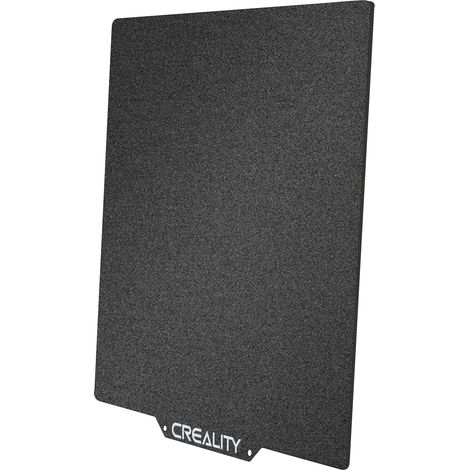 Creality 3D Kit de plaque PEI double face noire 235 x 235 mm avec finition texturée, forte force magnétique, planéité, compatible avec imprimante FDM Ender-3/Ender-3 Pro/Ender-3S/Ender-3 V2/Ender-5/En
