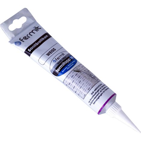 Mastic silicone conmetall-meister fermit sanitair-silicone flexible imperméable