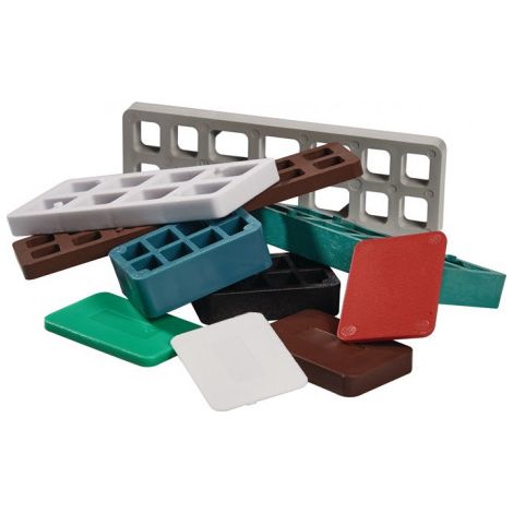 Cales NOW S.10mm marron plastique (Par 500)