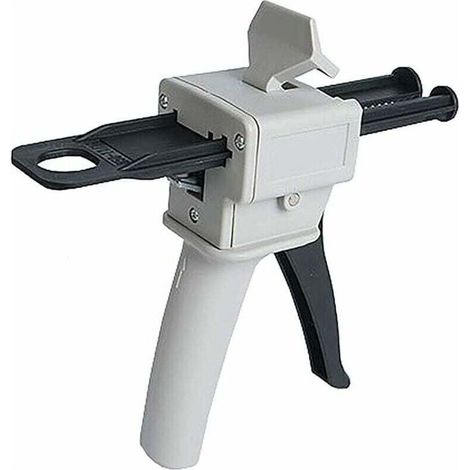 Pistolet Distributeur Époxy 50 ml, AB Pistolet à Colle Époxy Poignée Applicateur pour Mélange Colle, Ratios 1:1 et 2 :1 (Pistolet) (1/4)