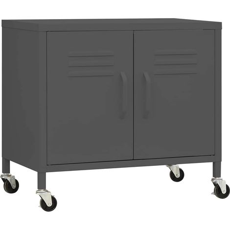 Maison Exclusive - Armario de almacenamiento acero gris antracita (1/5)