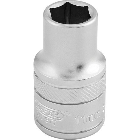 Draper 1/2" Square Drive 6-Point Metric Socket Set (11mm) - Heavy-Duty Professional Tool (1/5)