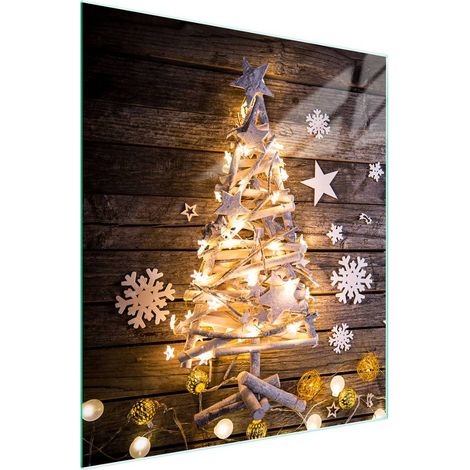 TAGLIERE IN VETRO 45x52 Natale (1/5)