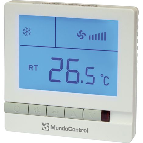 Termostato para fancoil pantalla retroiluminada Mundocontrol (1/3)