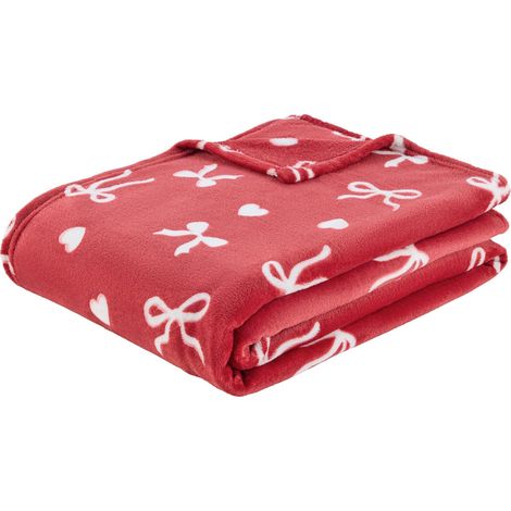 Mömax Kuscheldecke Jule Rot ca. 140x180cm (1/4)