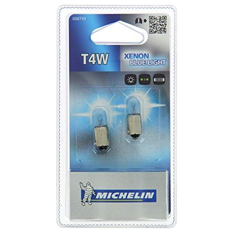 SET 2 LAMPADINE AUTO XENON BLUE LIGHT T4W 12V MICH (1/4)