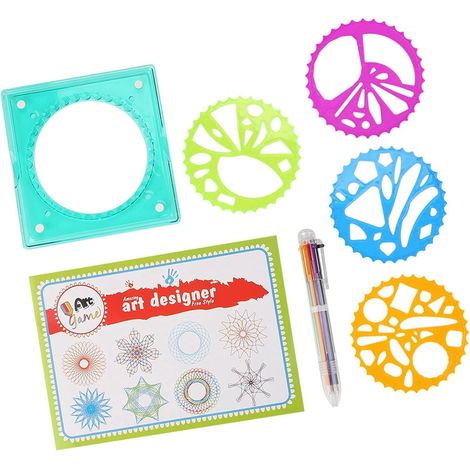 Outil de dessin géométrique en spirale Luqeeg pour enfants (1/5)