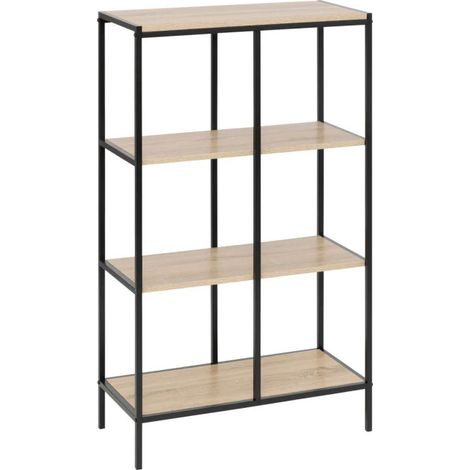 Etagère 6 Cases "Aliaj" 116cm Naturel (1/3)