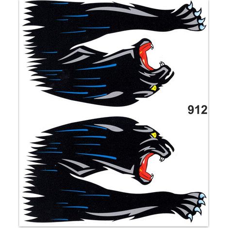 Adesivi Sticker Panther, 20 x 24 cm (1/4)