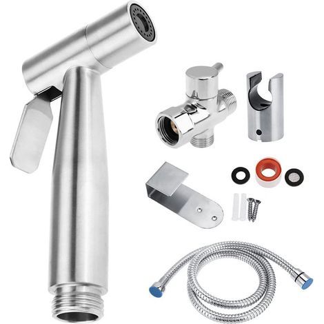 Life Easy 7/8" Stainless Steel Toilet Bidet Sprayer for Bathroom (1/5)