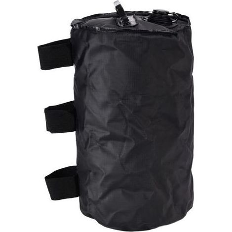 BRICOOMARKET Sac de Poid pour Pieds de Tonnelle, 1 pièce Sac de Poids d'eau pour Tente Sac de Lestage pour Tente Chapiteau Auvent Parasol Poid pour Les Jambes Sac de Poid Pliable Noir (1/5)
