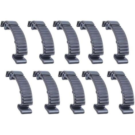 Lot de 10 colliers de serrage pour culasse de tronçonneuse pour modèles 435 440E 445 450 450E 570 575 576 Pièces de rechange Outils de jardinage Accessoires en plastique Matériel d'entretien de (1/4)