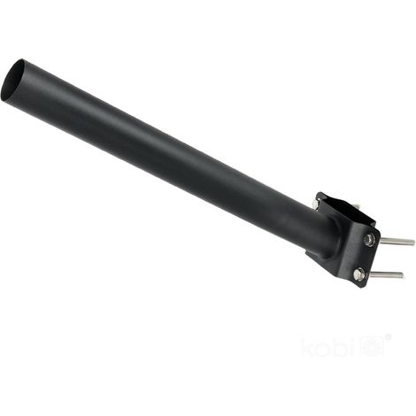 Support mural pour luminaire en métal 500 mm Ø48 mm noir BASE SE Kobi (1/5)