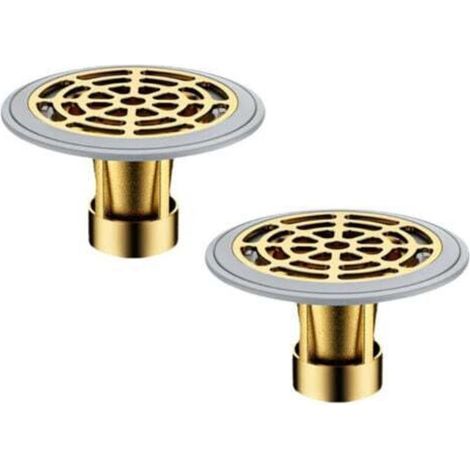 Floor drain, thickened brass odor trap, suitable for floor drainage holes with a diameter of 27 to 55 mm