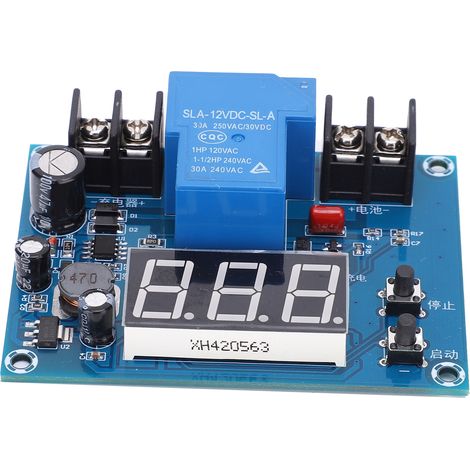 Module de contrôle de charge XH-M613, carte de régulation de tension numérique anti-surcharge pour batterie, protecteur de surtension, dispositif de charge intelligent, régulateur de coupure automatiq (1/5)