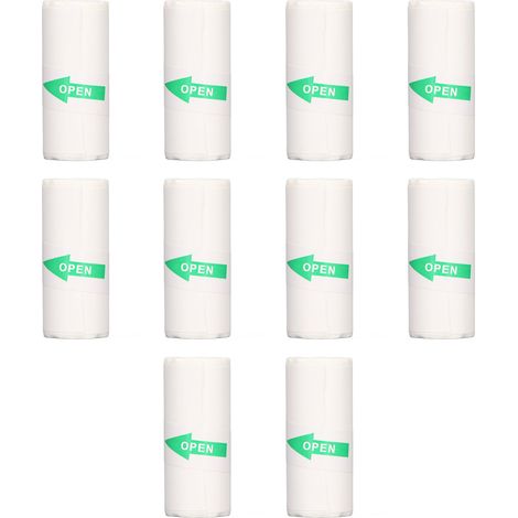 10 rouleaux papier thermique autocollant, 57 x 25 mm, pour imprimante étiquettes, tickets, photos (1/5)