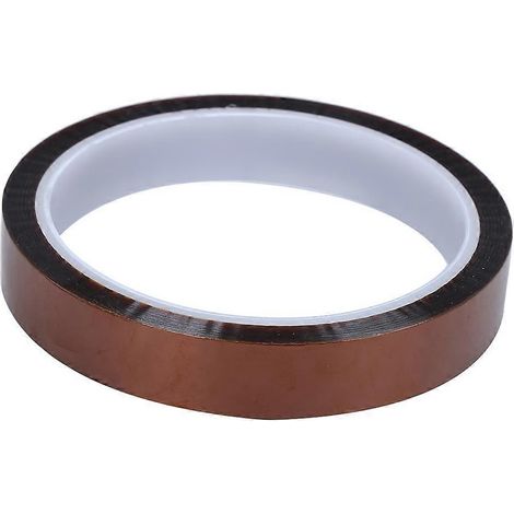 0,065 mm x 15 mm x 33 m Polyimidfolie, hitzebeständiges Industrieklebeband für Isolierbänder