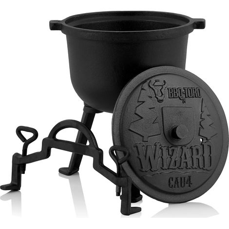 BBQ-Toro Wizard Cauldron Pentola di cottura in ghisa da 4 litri (1/5)
