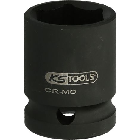 KS Tools 1 Sechskant-Kraft-Stecknuss, kurz, 65 mm