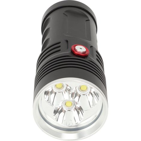 Ultrahelle, wiederaufladbare LED-Taschenlampe, Aluminiumlegierung, wasserdicht, tragbar, für Outdoor-Aktivitäten und Notfälle (1/5)