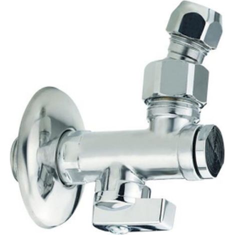 Rubinetto a sfera per monofori con snodo in ottone finitura cromata - Idral 0188/1 (1/5)