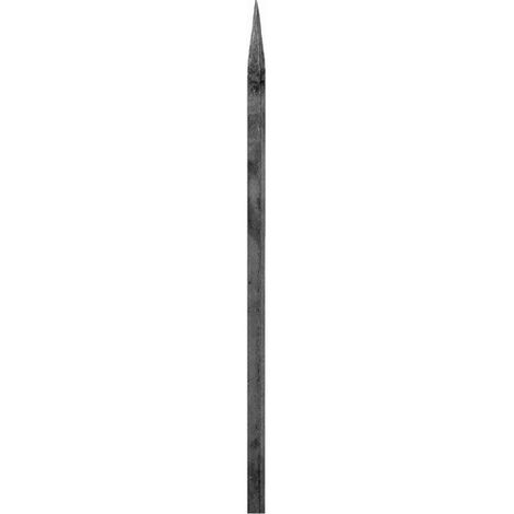 Barreau Appointé - Hauteur 1500mm Carré de 20mm - Fer forgé - À souder - DECO FER FORGE