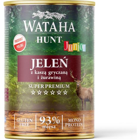 Wataha caccia cervo giovane al 95% con pera, mirtilli e ortica 400 g