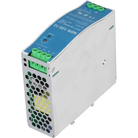 Alimentation sur rail DIN 12V 10A 120W convertisseur industriel AC 100-240V pour armoire électrique (1/5)
