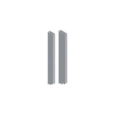 Piantana verniciata grigio ral 7035 - Misure: mm 2160 hx80 l.x30 P80