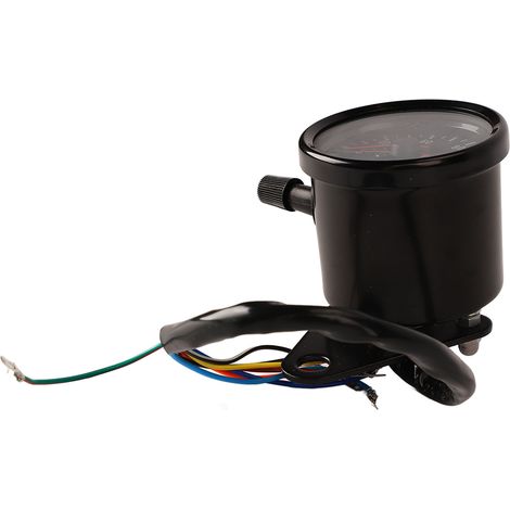 Compteur de vitesse pour moto 140 km/h, précis et fiable, avec phare, clignotants et odomètre. (1/5)
