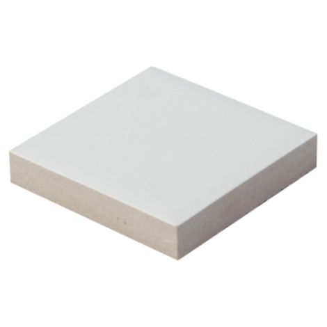 Aelle - Cabochon sol / mur uni blanc crème 4x4 cm VODEVIL TACO DOME NACAR (1/4)