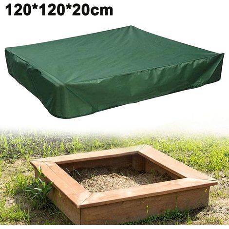 Antipoussière du bac à sable le Couvercle de protection avec Cordon de serrage, imperméable à l'eau d'un bac à sable, Couverture, housse de protection pour Sandkastenabdeckung (1/5)
