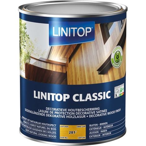 Durieu Linitop Classic Lasure Satin 2,5l Hell Eiche - Linitop