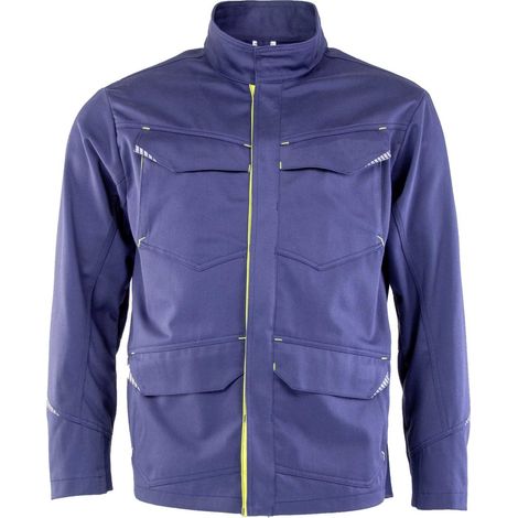 ASATEX Multinorm Jacke 1525JA dunkelblau/gelb Gr. 50/52 (1/4)