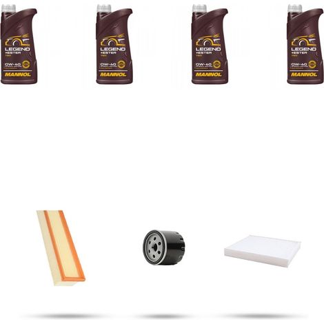 Kit tagliando 3 FILTRI e 4L OLIO compatibile con Renault Clio IV 1.2 16v 54kw Dal 2012 (1/4)