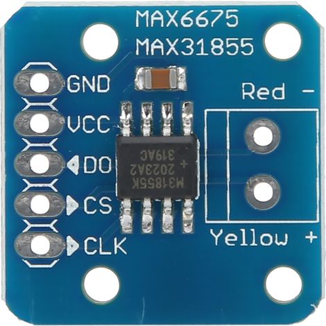 Module thermocouple de type K MAX31855, capteur de température précis, mesure de 200 °C à +1350 °C (1/5)