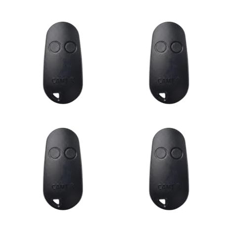 Lot de 4 Télécommandes TOP42FGN 806TS-0300 - 2 Boutons 433,92 MHz - Code fixe - Portail et Garage