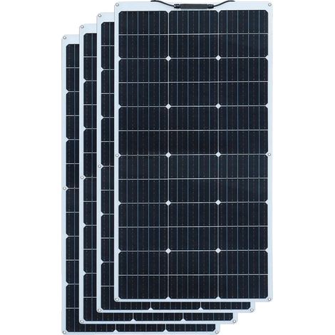Panneau Solaire, Matériau Monocristallin, Haute Efficacité, 400W (1/2)
