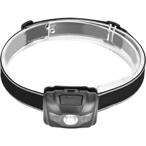 Lampe frontale LED 3W rouge et blanche pour pêche, randonnée, escalade et activités extérieures (1/5)