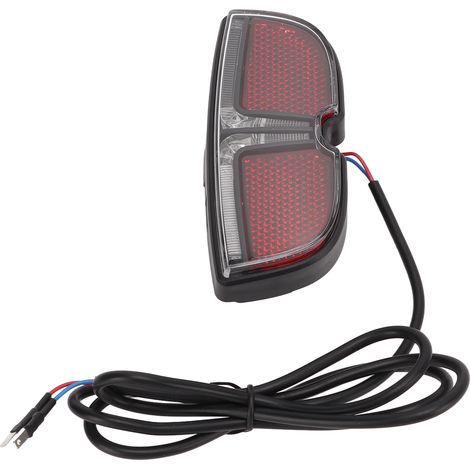 Feu arrière LED pour vélo et scooter électrique, lampe de sécurité 6V pour visibilité nocturne, équipement cycliste (1/5)