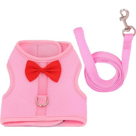 Rabbit Harness, Breathable Mesh, Soft Leash, Small Animal, Dog Cat (1/5)