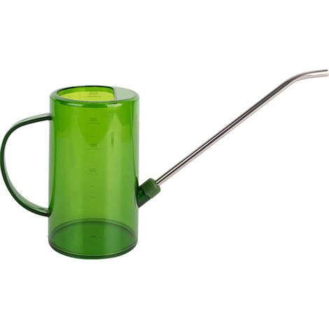 Arrosoir - Bec Long Transparent - En Plastique - Pour Jardin Intérieur Extérieur - 13 x 13 x 25 cm - 1 Pièce (1/5)