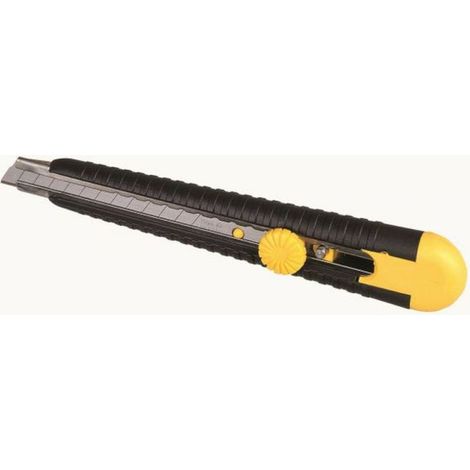 Stanley MPO Cutter 9 mm Schwarz und Gelb Ergonomisch