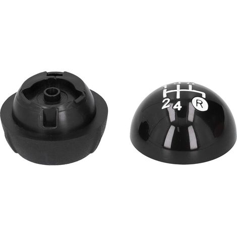 Pommeau de levier de vitesse avec couvercle décoratif pour Fiat 500 500C 2007‑2018 LHD RHD (1/4)
