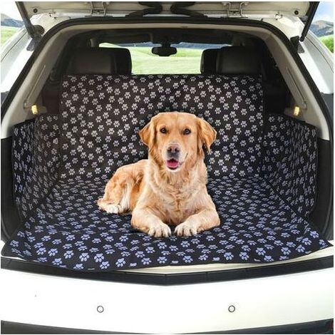 Coffre Protection Chien Coffre de Protection Imperméable Tapis pour Chien Tapis de Coffre Voiture Housse de Protection Couverture Siège de Voiture pour Animaux Voyage Convient pour SUV- (1/5)