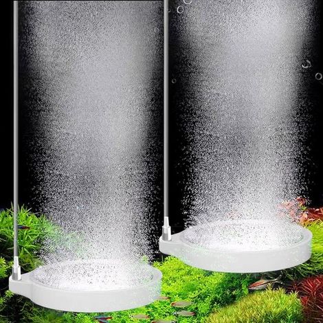 Pietra porosa nano per acquario da 100 mm - 2 pezzi - Adatta per acquari e laghetti - Pietra porosa e diffusore d'aria - Decorazione a bolle nano