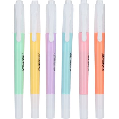 Double Headed Highlighter Children Painting Drawing Highlighter Marker Pen Set (1/5)