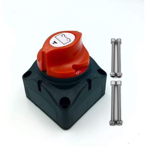 Interrupteur de Batterie 1-2-Both 200/1250A - Interrupteur d'Isolation et de Déconnexion pour Marine, DC 12-48V, Idéal pour Bateau, Petit Yacht et Camping-Car(2)