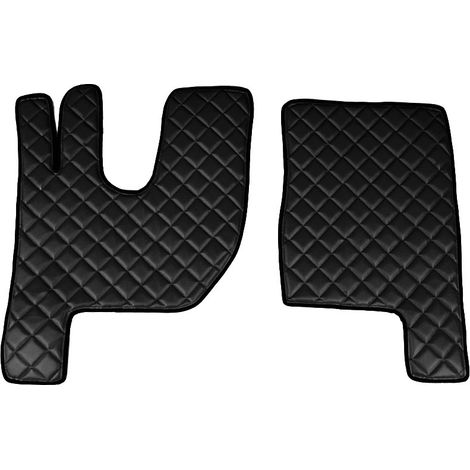 Coppia tappeti in Skeentex - Nero - compatibile per Renault T (06/13) tunnel